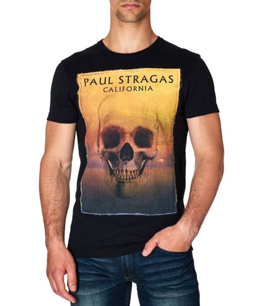 Paul Stragas T-shirt Gemini Black 840