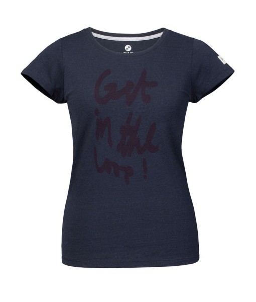 T-shirt Pyua Loop T-Y Navy Blue Femme 01