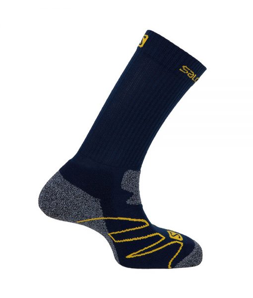 Chaussettes-Salomon-EXIT-Midnight-Blue-Yellow-S01