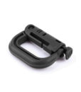 Tactical Teddy D-Ring Push Lock Black